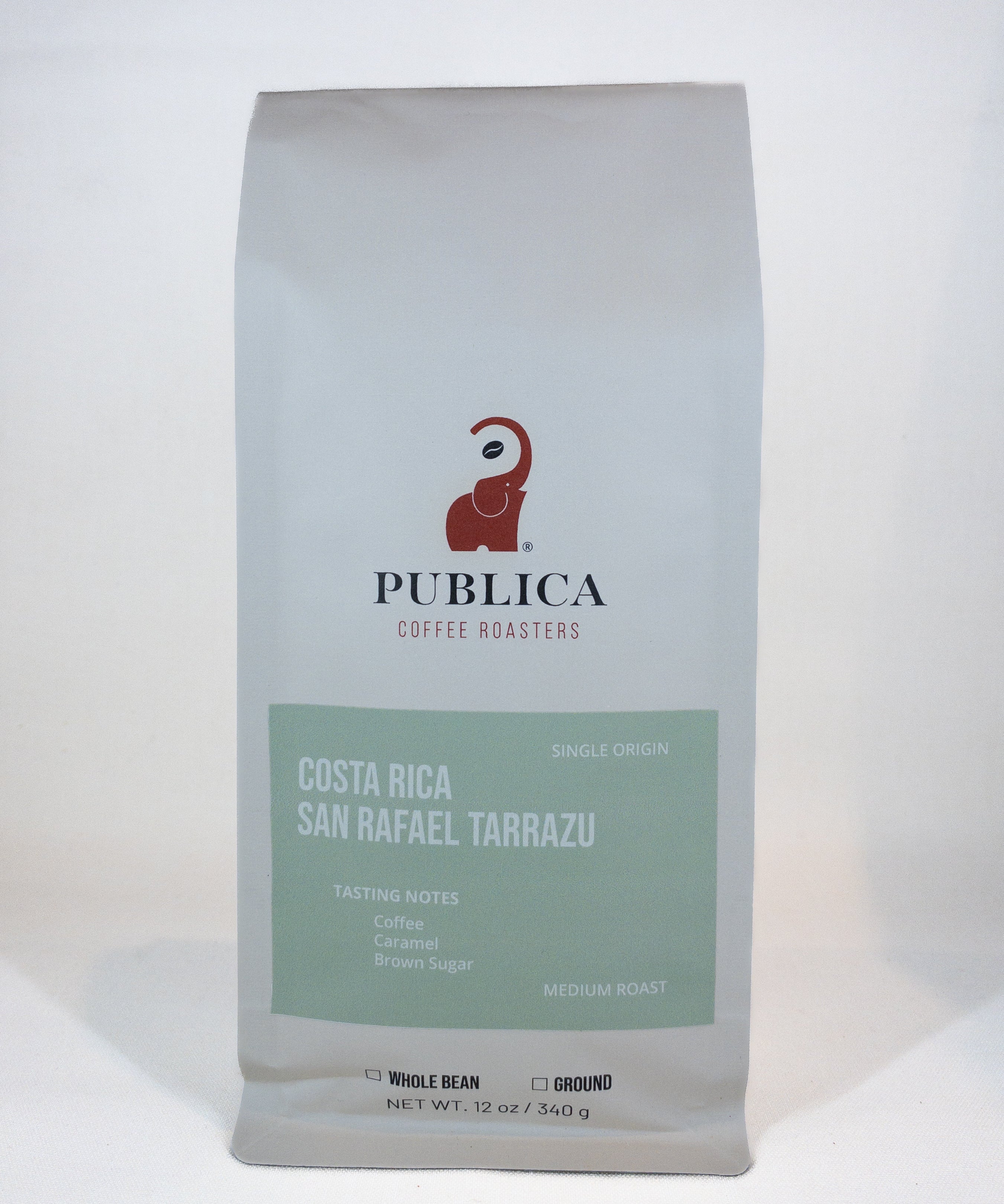publica costa rica san rafael tarrazu coffee blend bag