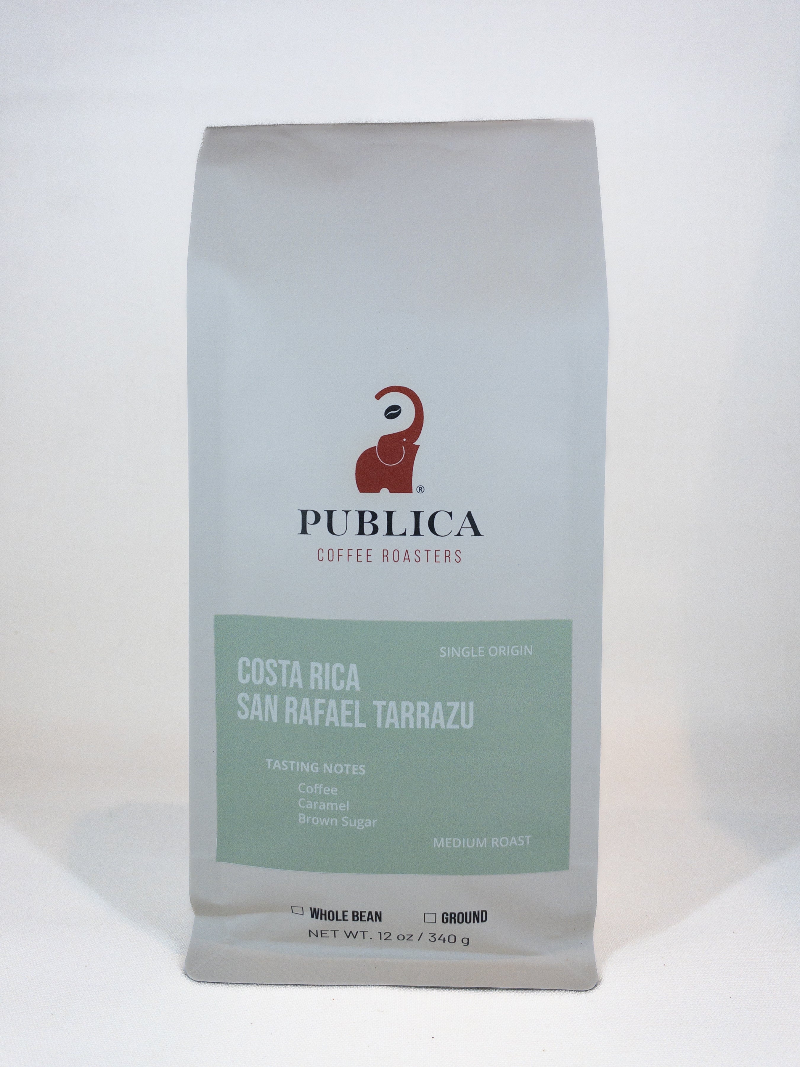 publica costa rica san rafael tarrazu coffee blend bag