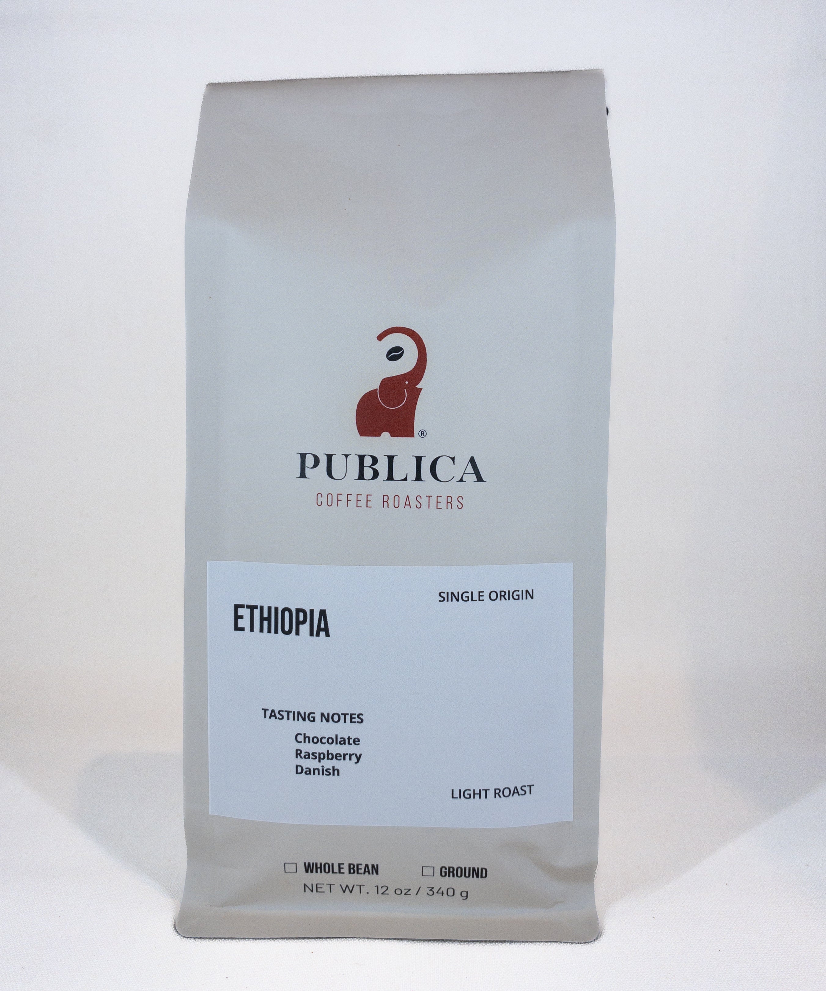 Publica Coffee Roasters Ethiopia coffee bag 