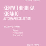 Kenya Thiririka Kiganjo Light Roast Coffee