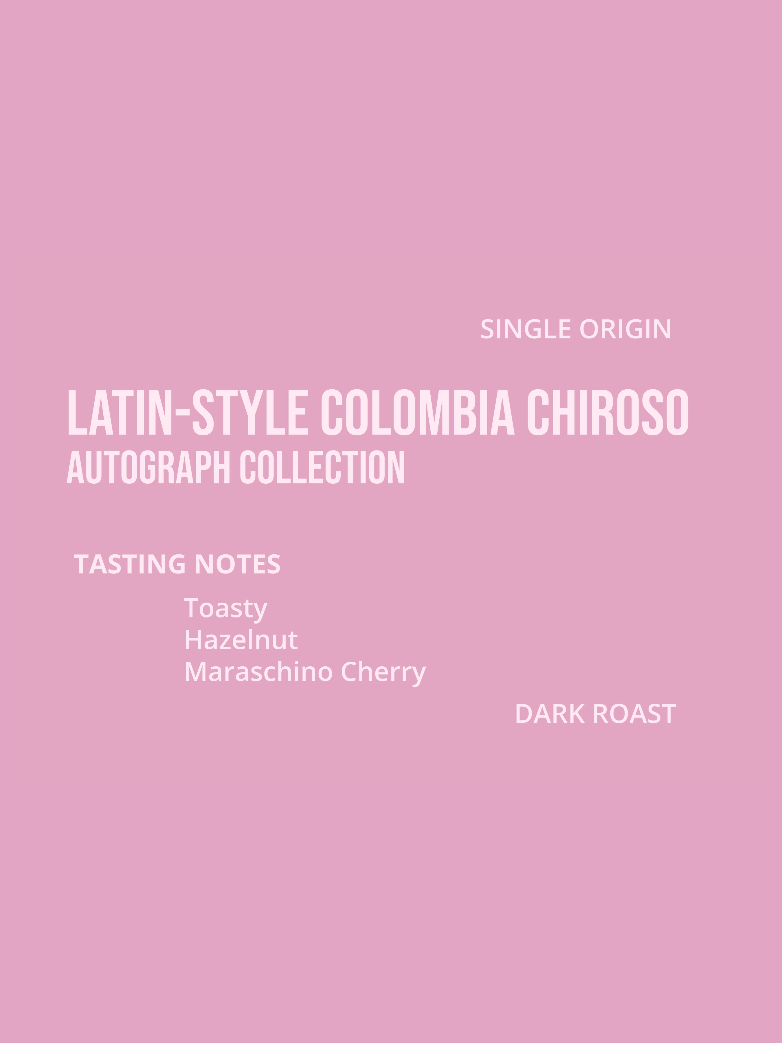 latin style columbia chiroso coffee